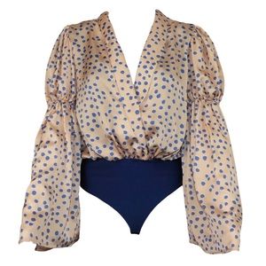 free shipping Rare Azulu Blouse polka dot